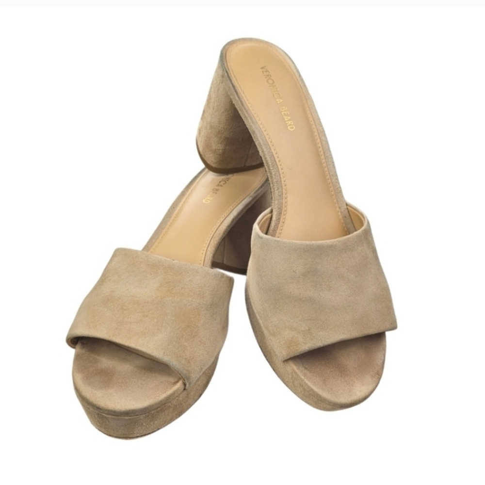 ❤️SPECIAL❤️VERONICA BEARD Dali Low Platform Mule - Picture 2 of 10